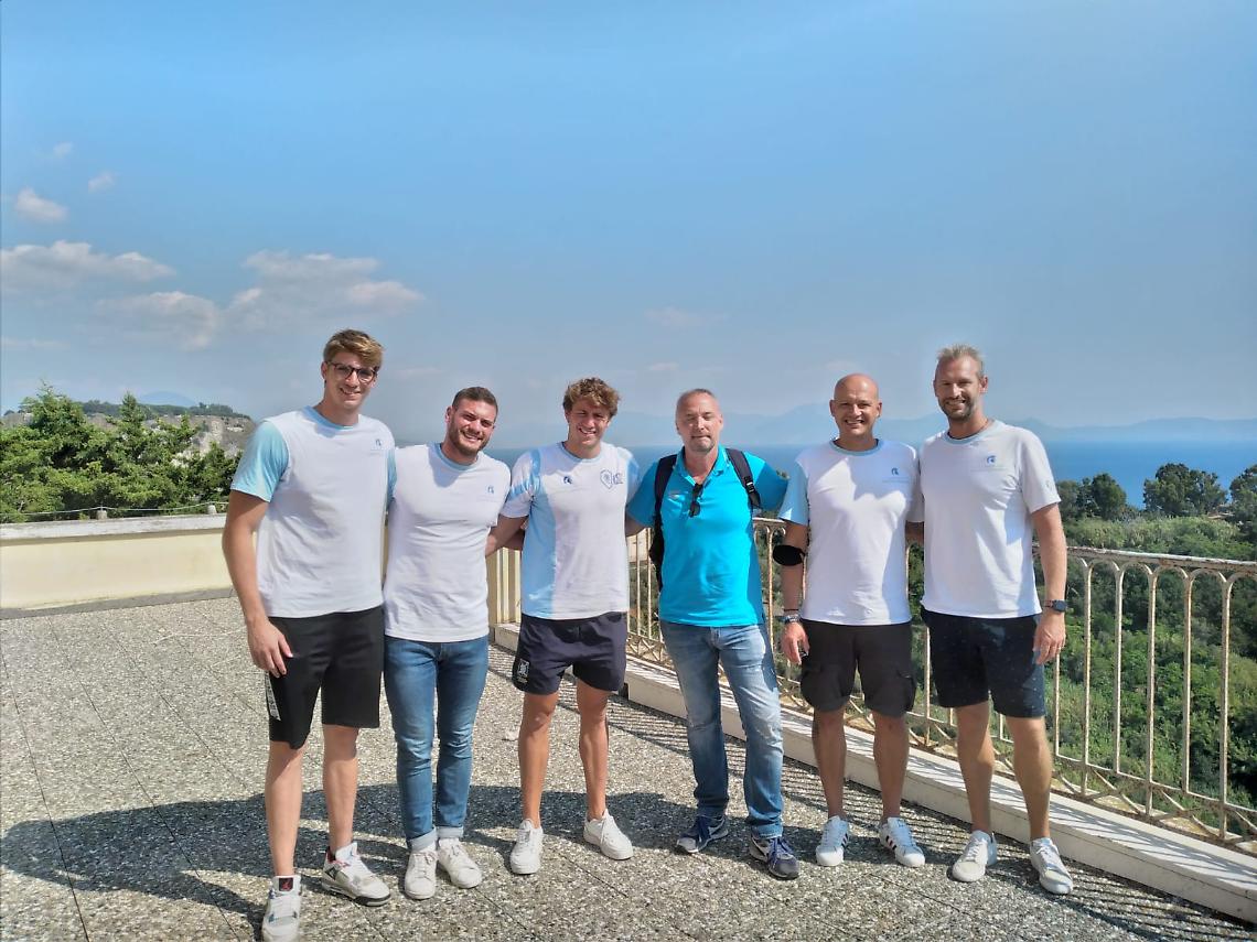 Gli Aqua Centurions in visita al carcere minorile di Nisida