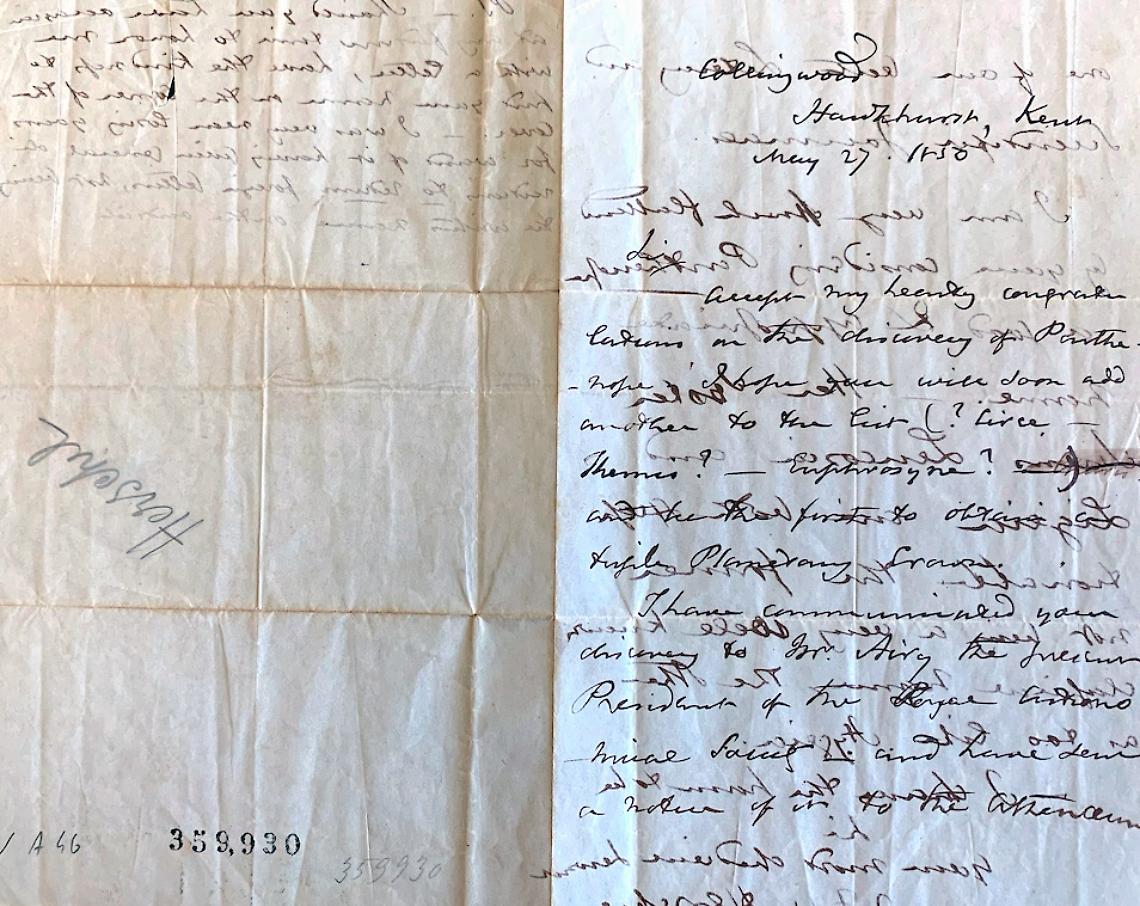 Biblioteca nazionale di Napoli, scoperte lettere tra astronomi dell'800