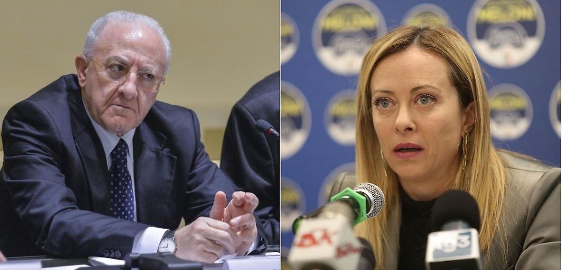 Il Governatore: «Rispetto per la Meloni, spero che sulla pandemia si ricreda»