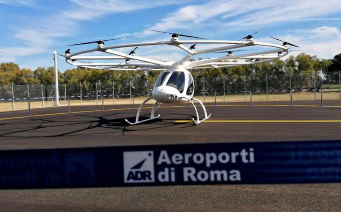 Taxi volante, inaugurato il vertiporto di Fiunicino