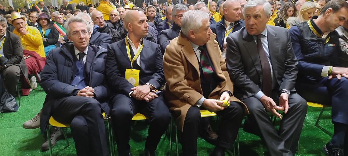 Tajani al Villaggio Coldiretti: «La forza del Made in Italy innalza il Pil italiano»