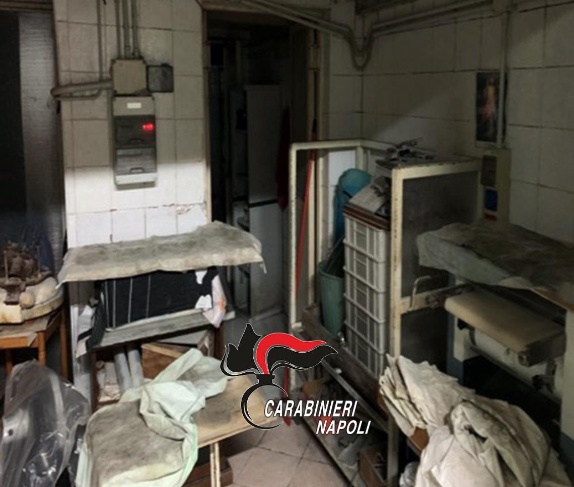 Pane cotto con materiale tossico, sequestro a Giugliano