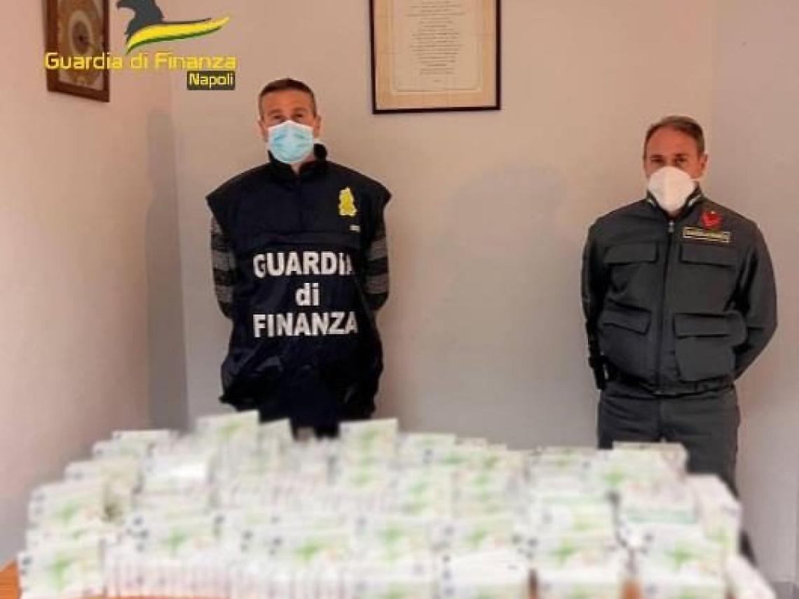 Sequestrati centinaia di tamponi rapidi e mascherine Ffp2 non a norma
