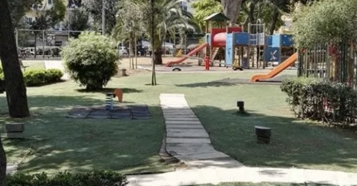Parco Mascagna, riapre l'area giochi per bambini