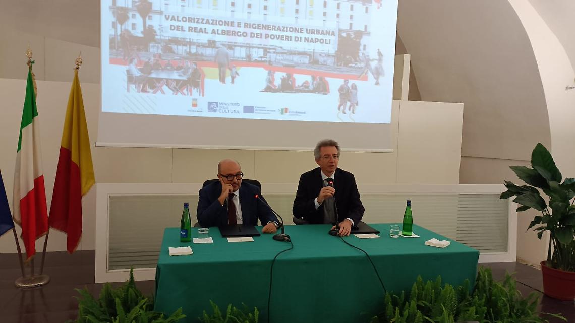 “Mann 2" e scuola di restauro nel Real Albergo dei poveri