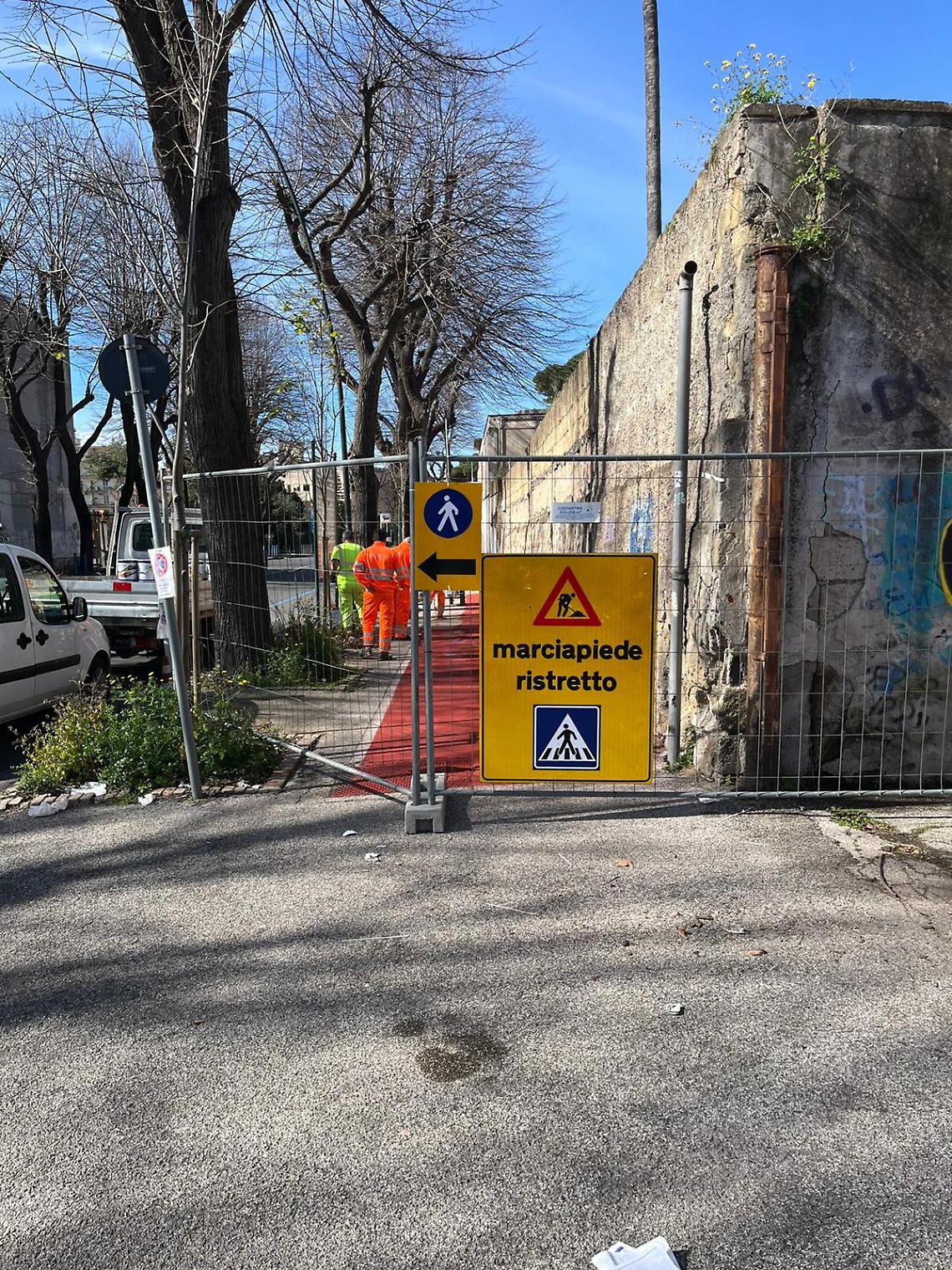 Avviati i lavori per la ciclabile in viale Kennedy e via Nuova Agnano