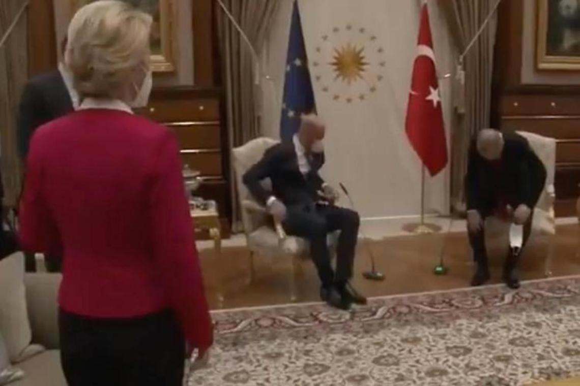 Erdogan lascia von der Leyen senza sedia, la Turchia si difende