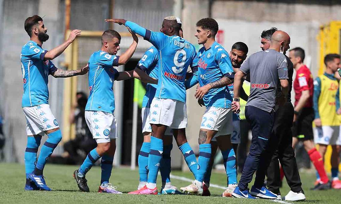 Spezia-Napoli 1-4, gli azzurri calano il poker e raggiungono il secondo posto