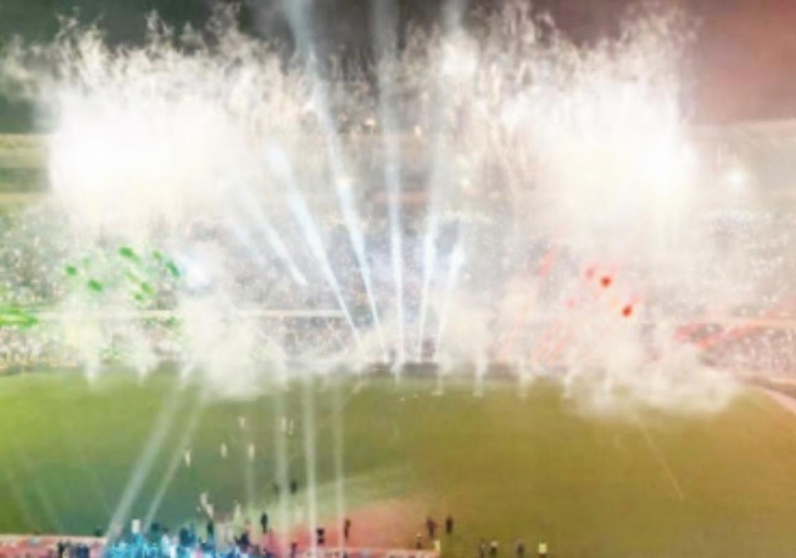 Musica e luci per gli eroi azzurri 