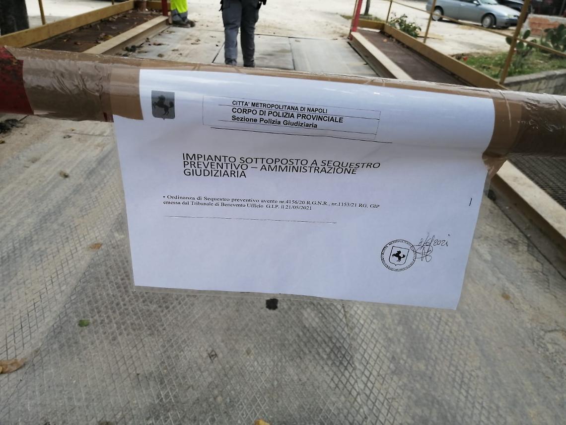 Benevento, sversamenti nel fiume Volturno: sequestrati impianti
