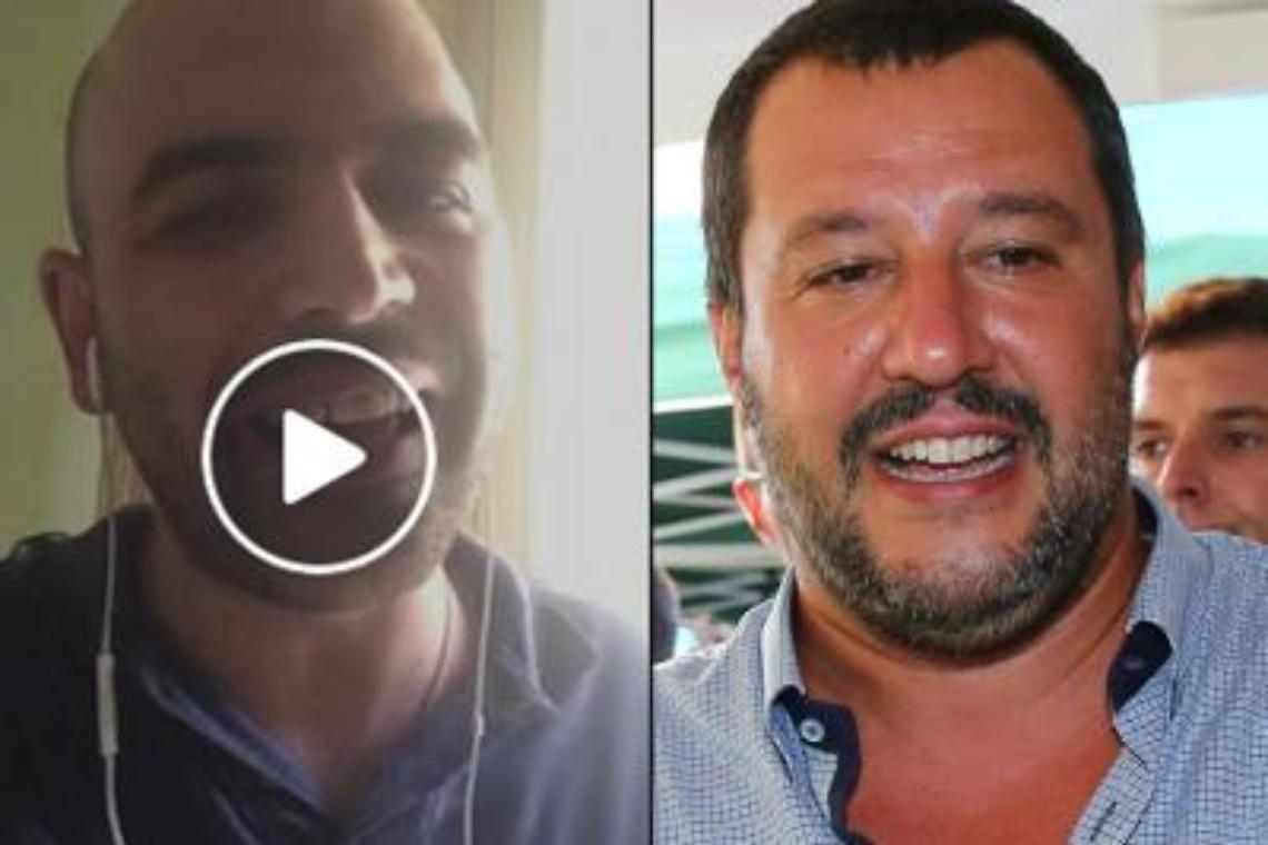 Scontro Salvini-Saviano: &laquo;Se governiamo gli togliamo la scorta&raquo;