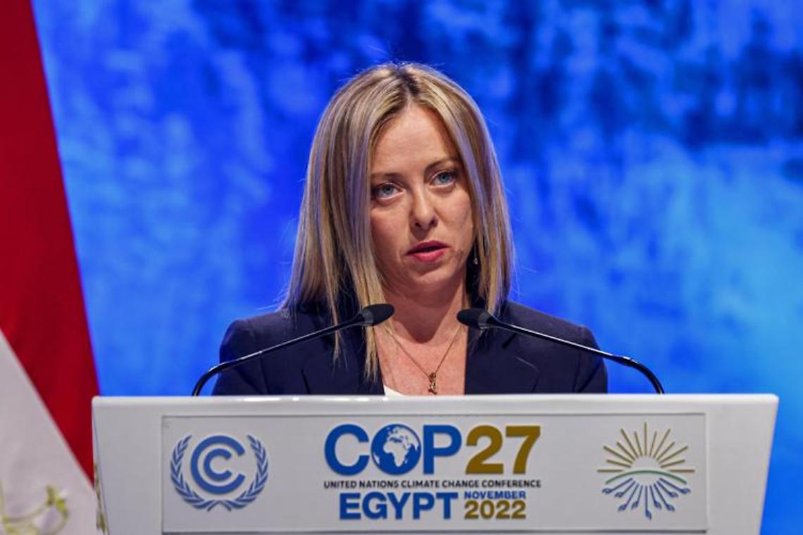 Meloni debutta tra i "grandi" a Cop27, sostegno a Kiev e bilaterale con al Sisi