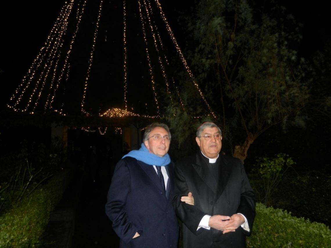 Dialoghi con la città, il cardinale Sepe incontra Lucio d'Alessandro