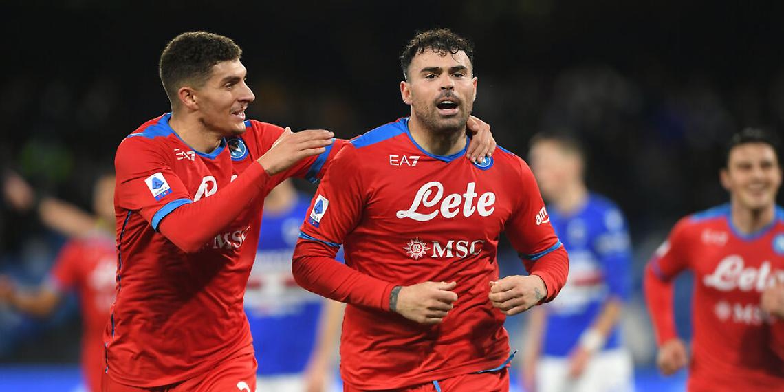 Napoli-Sampdoria 1-0, Petagna piega i blucerchiati