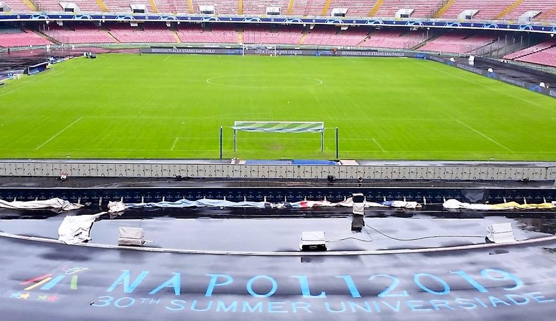 Universiadi, al via la sostituzione dei seggiolini al San Paolo