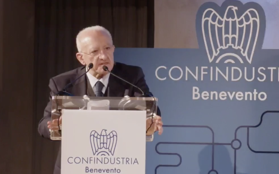 Pnrr, De Luca: 209 miliardi sono per divario Sud, non per Italia intera