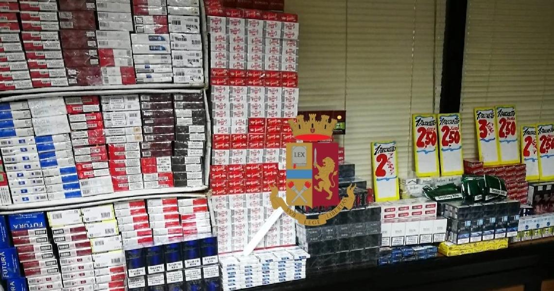 “Bionde" nascoste nei terranei, sequestrati 53 chili di sigarette di contrabbando