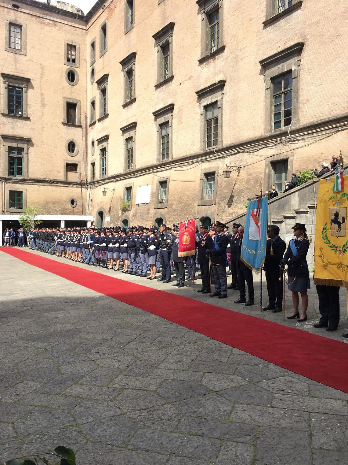 Festa della Polizia, il Questore: Napoli citt&agrave; difficile, ma i risultati ci sono