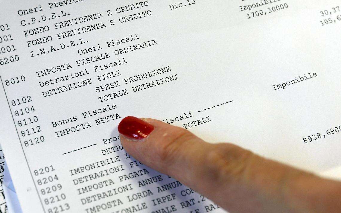 Bonus Irpef: 1.880 euro direttamente in busta paga