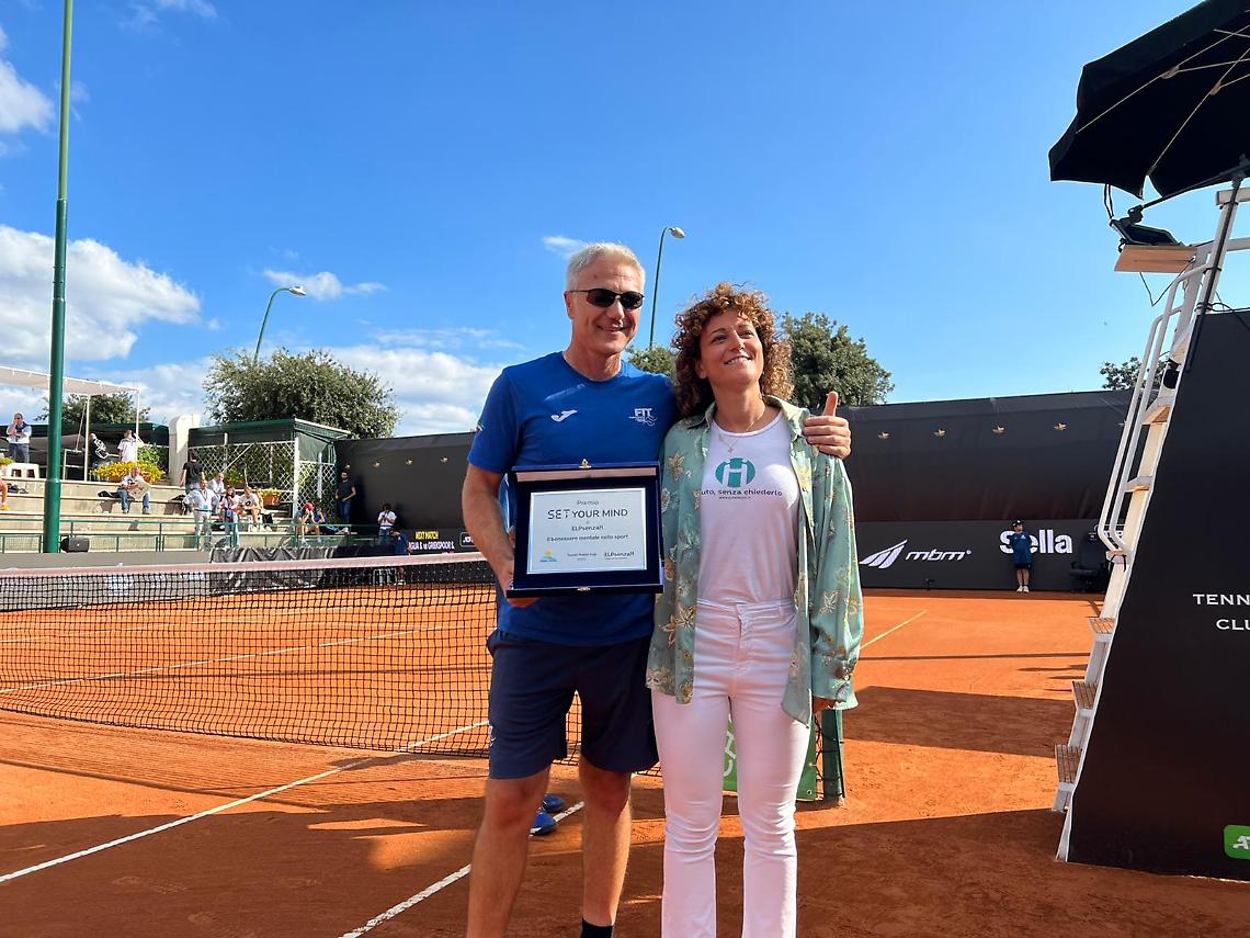 Tennis Cup Napoli, il ct Rianna vince il premio “SET your mind”