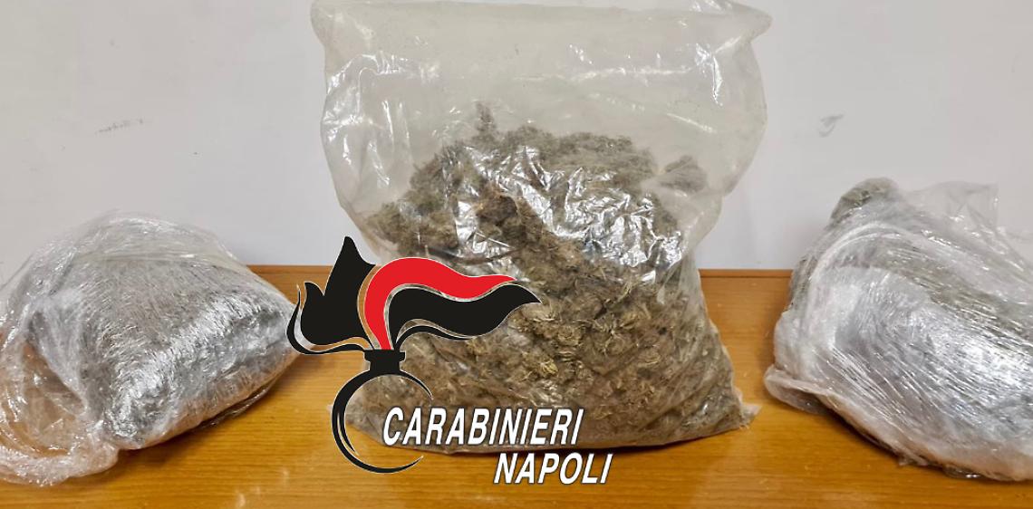 Droga interrata in un fusto, sequestrati tre chili di marijuana