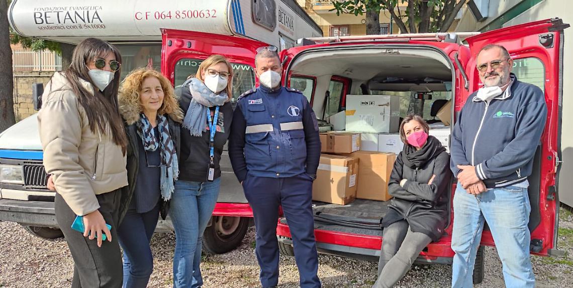 Dalla Fondazione Betania di Napoli primo carico di aiuti sanitari per l'Ucraina