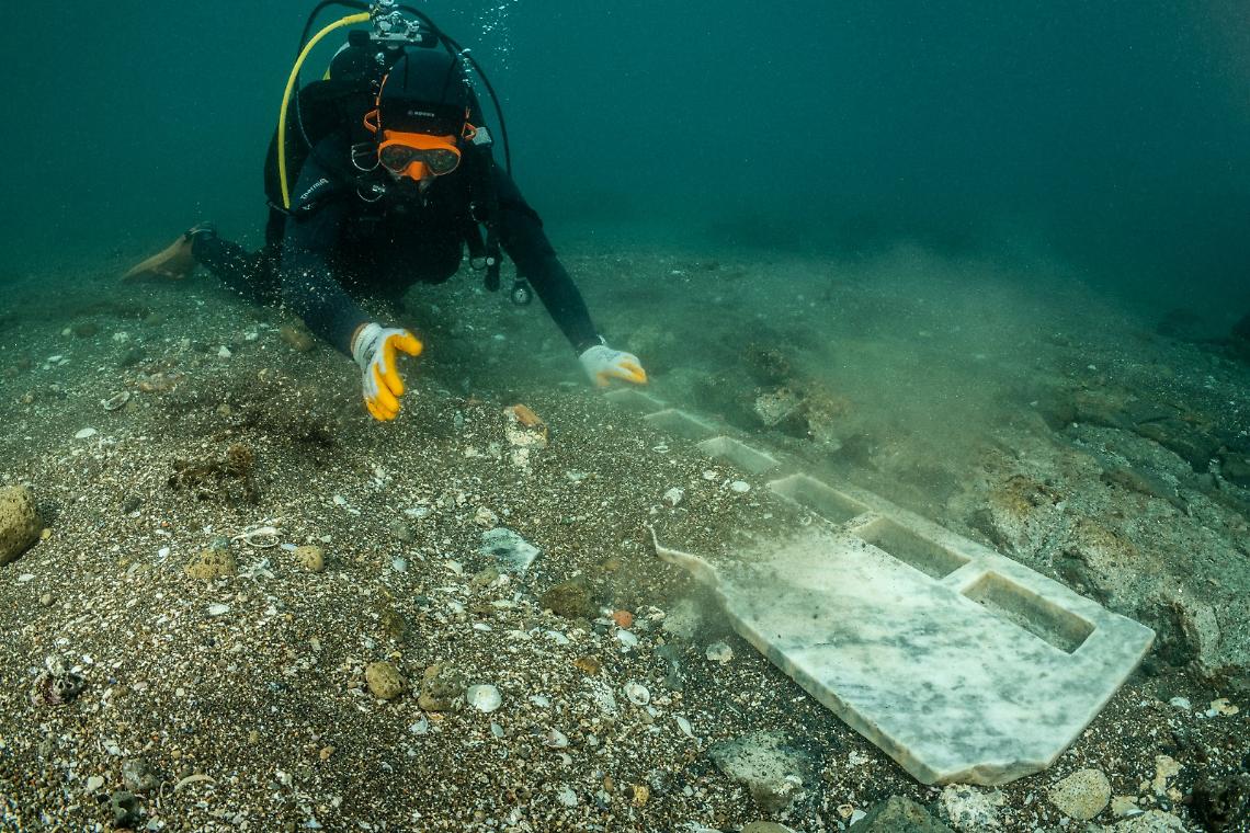 Pozzuoli, individuato il tempio sommerso dei Natabei