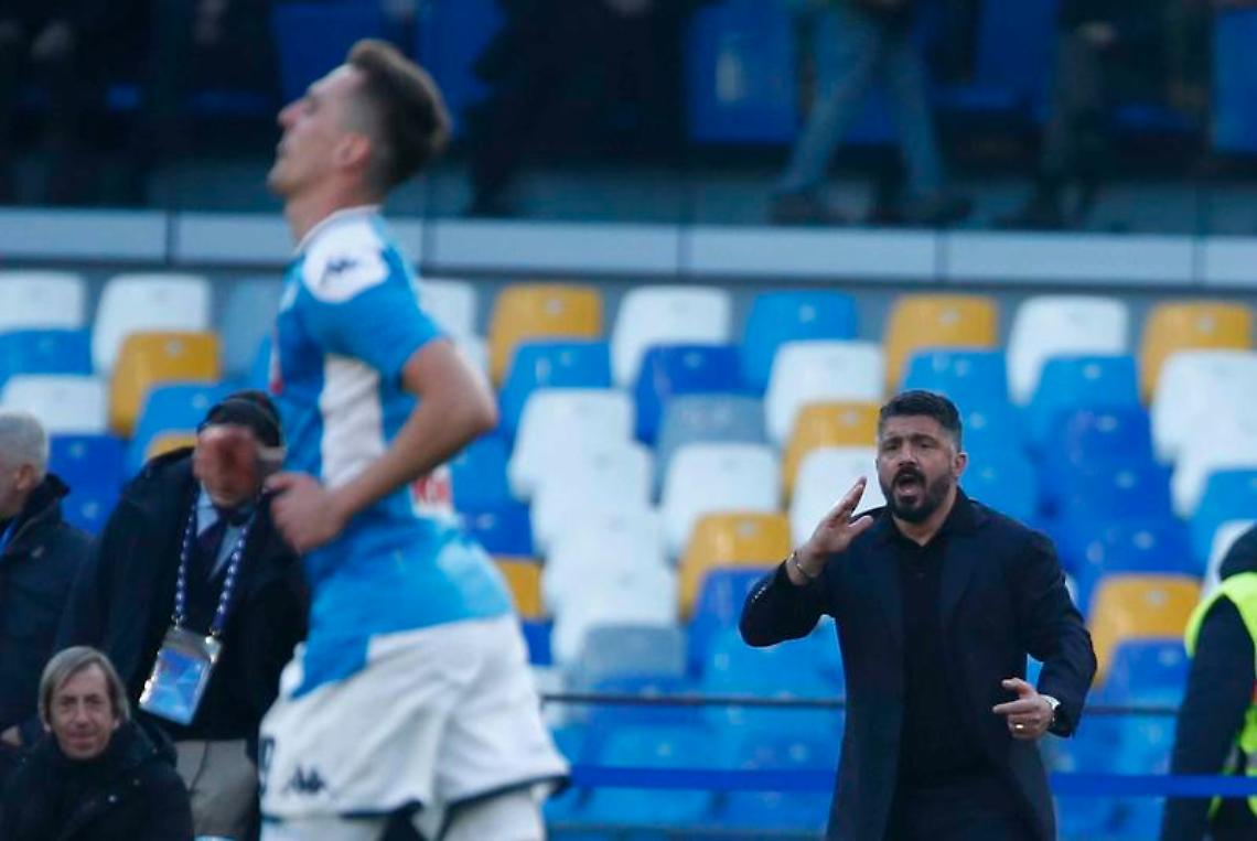 De Laurentiis positivo, negativi Gattuso e i calciatori