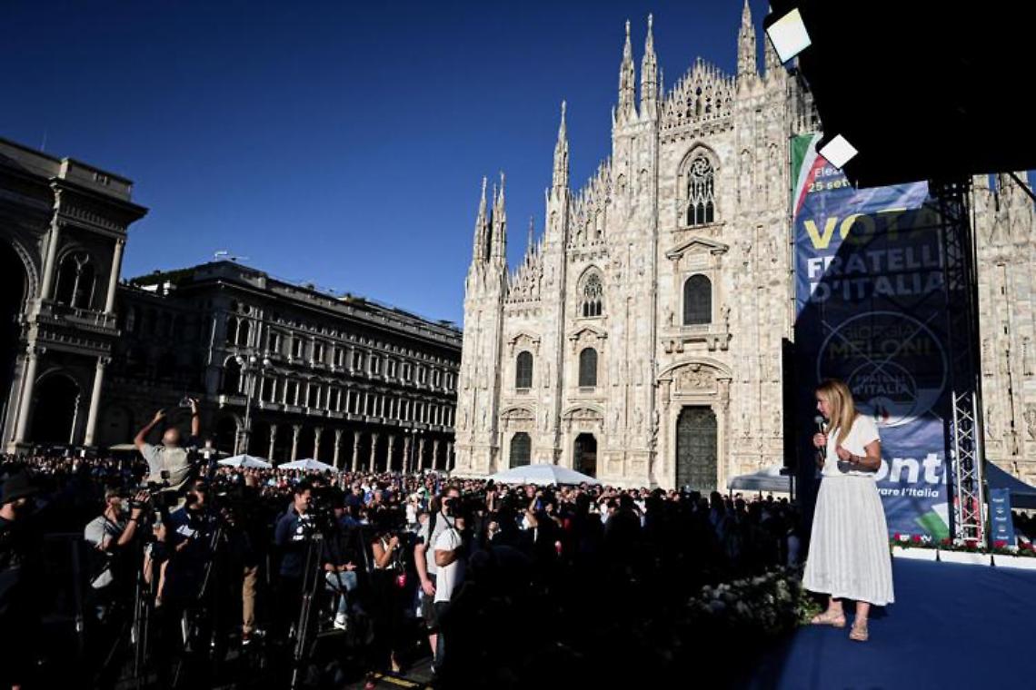 Elezioni 2022, Meloni: «Ci consegnano Italia fanalino coda Ue»