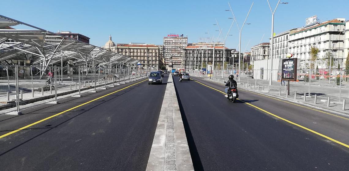 Calabrese: «Ultimati i lavori sulla viabilità centrale di Piazza Garibaldi»