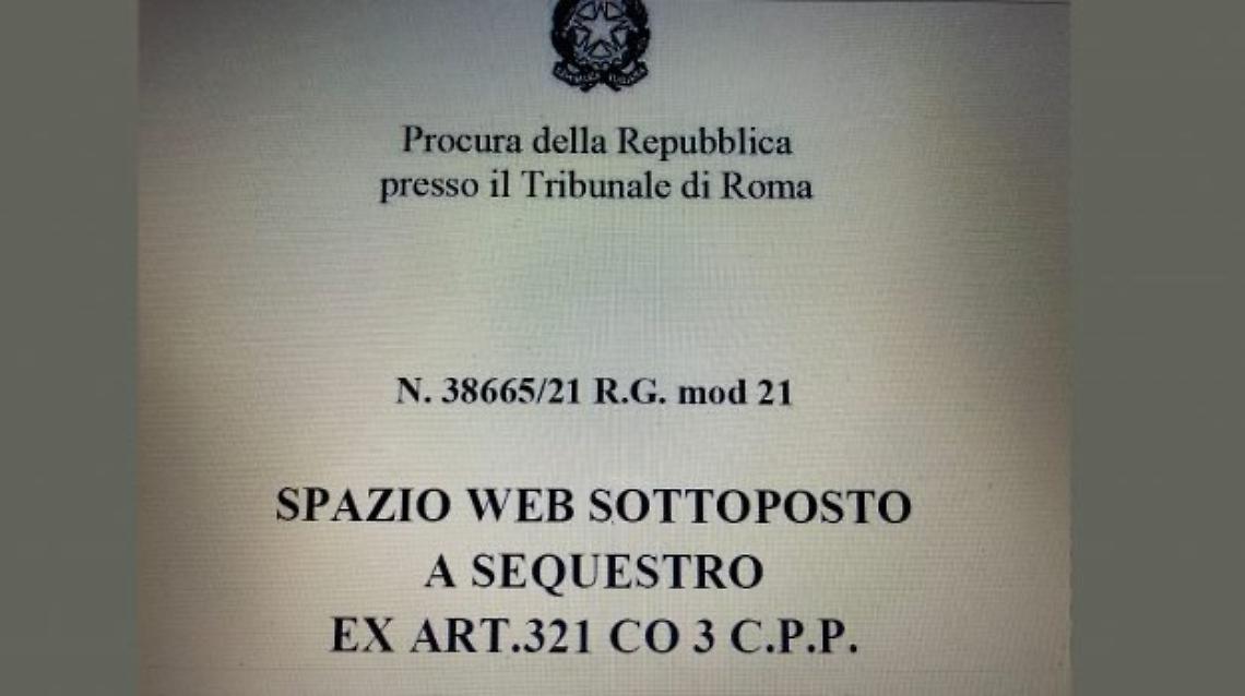 Sequestrato sito web di Forza Nuova