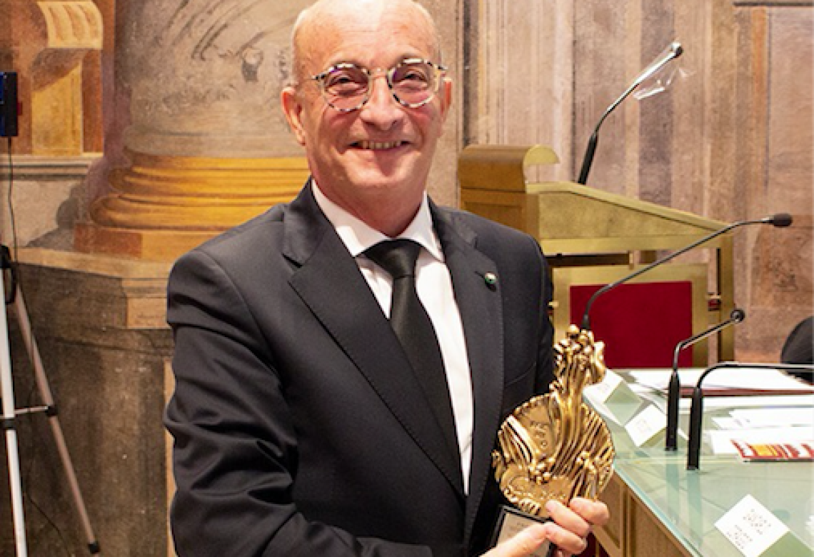 Premio Guido Dorso al presidente del Dac Luigi Carrino (per la sezione imprenditori e imprese)