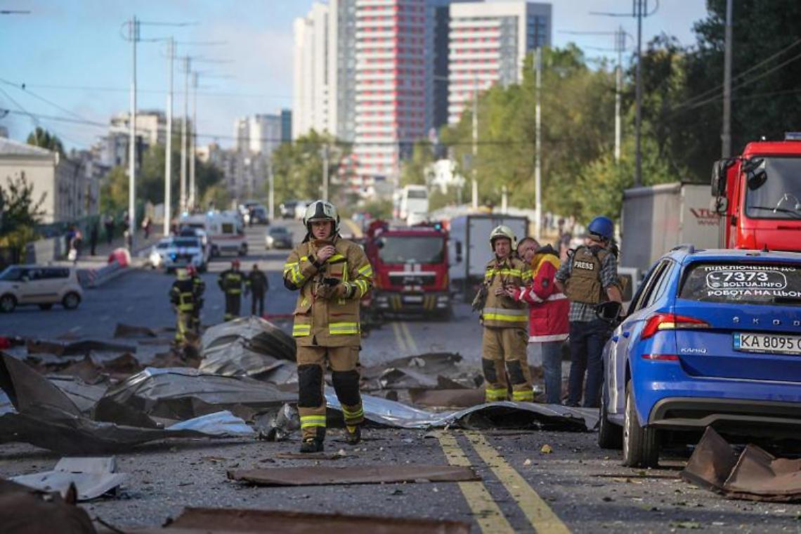Ucraina, allarme aereo a Kiev. Raid nella notte a Zaporizhzhia