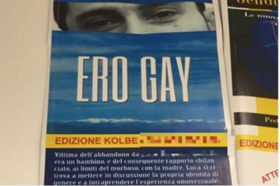 "Terapia anti-gay", manifesto choc in studio medico