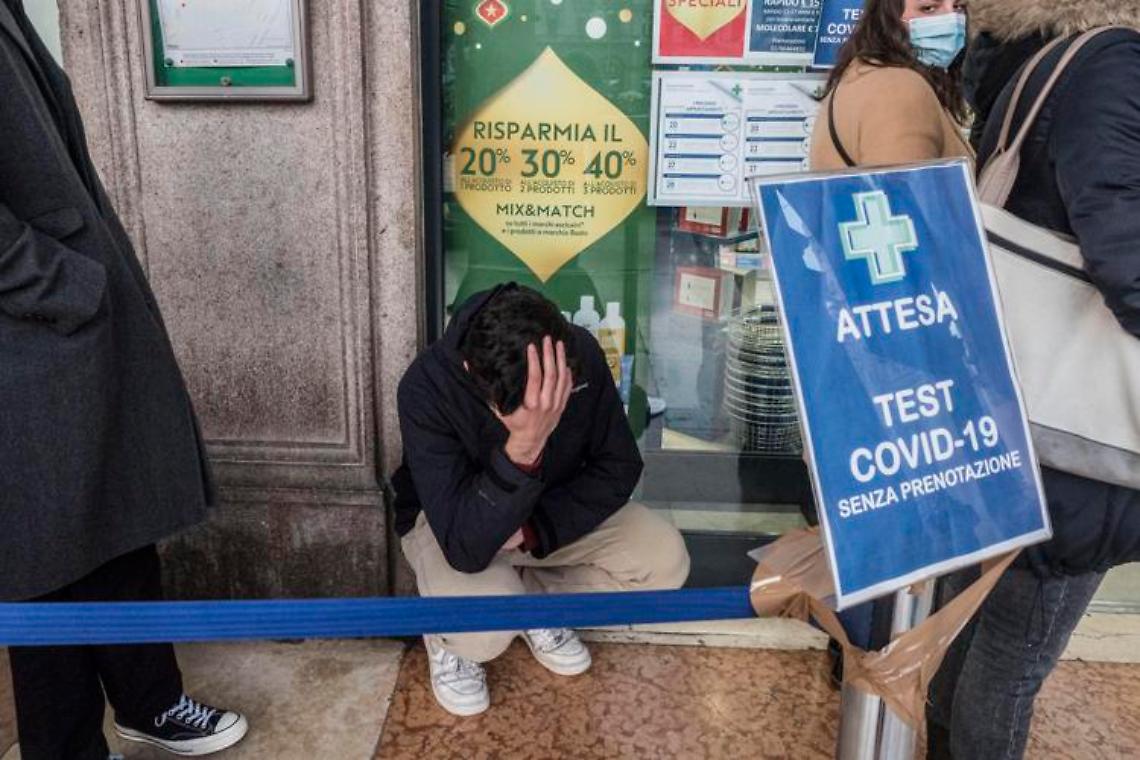 Covid, Italia tra 5 Paesi del mondo con più contagi in 7 giorni