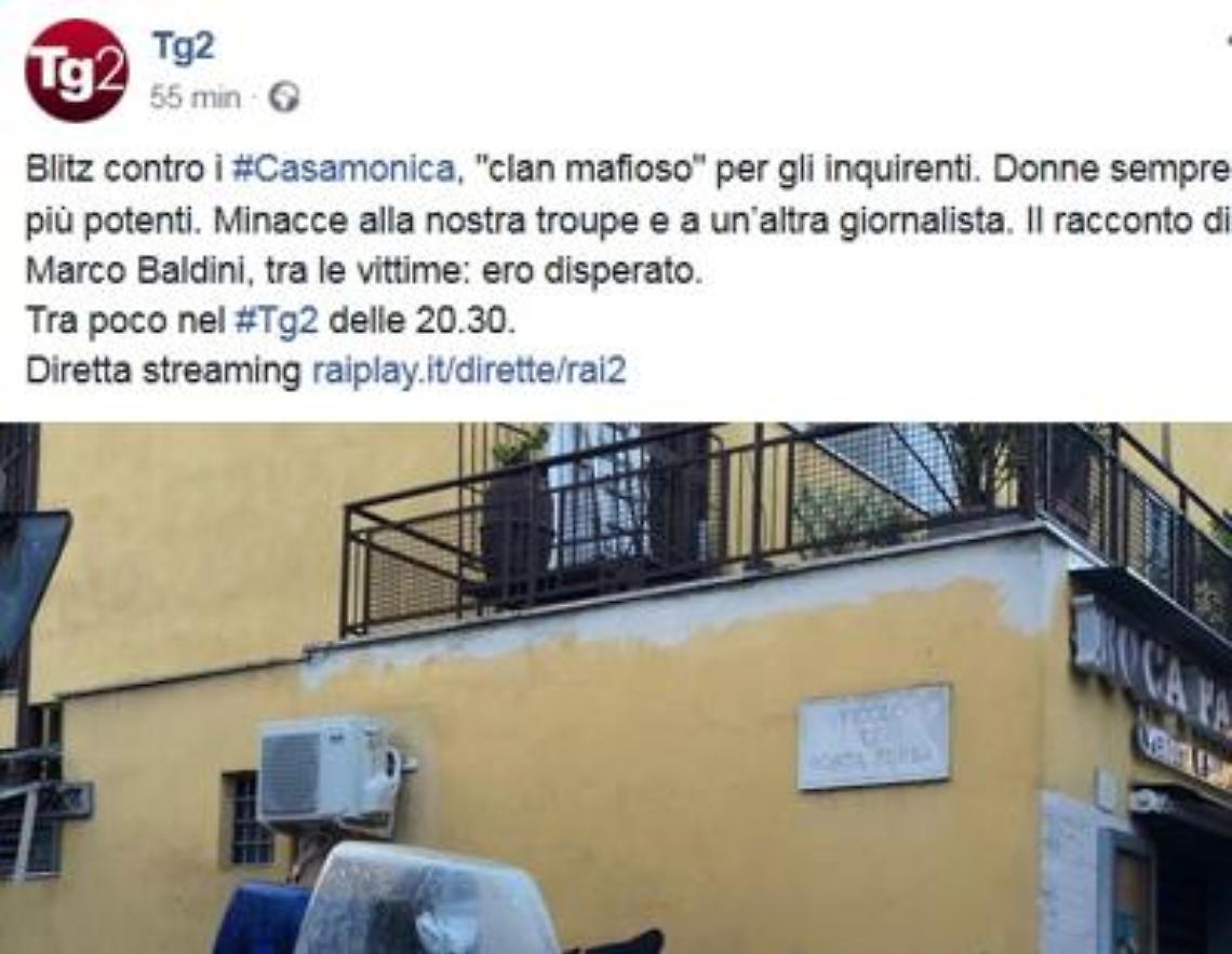 Casamonica, cronisti minacciati con bastoni