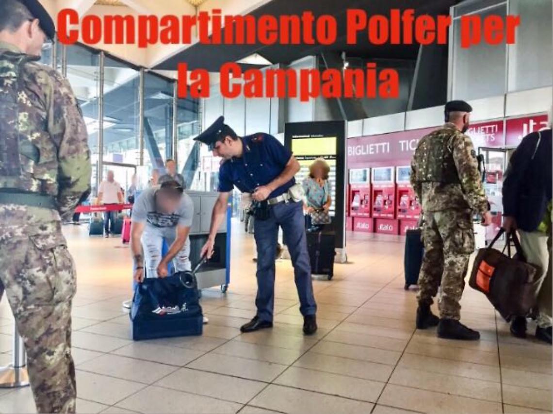 Ladro di valigie bloccato dalla Polfer