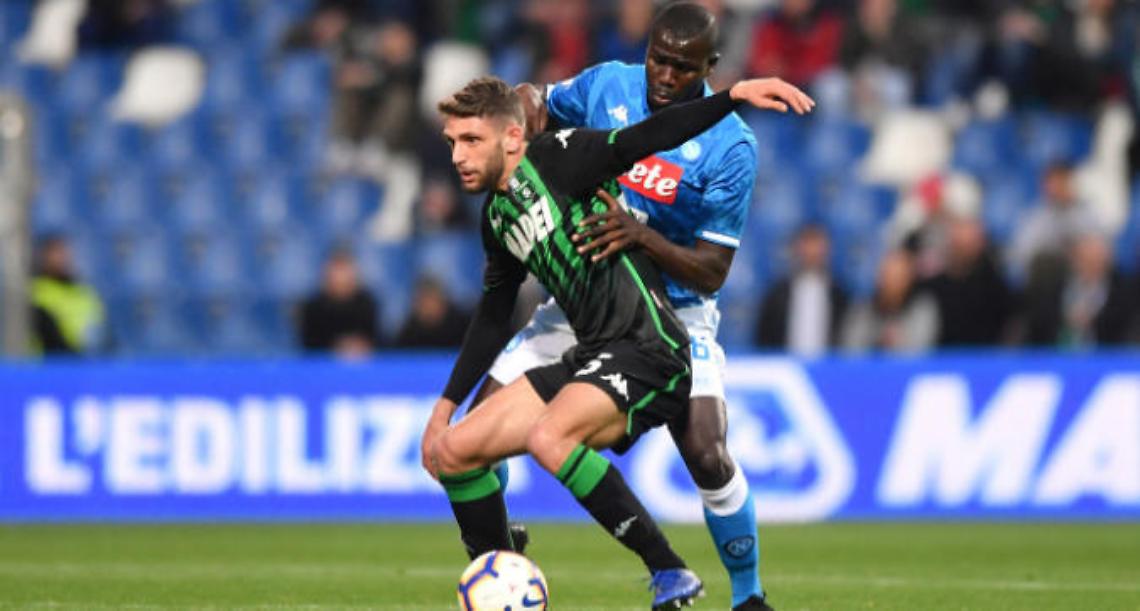 Insigne salva il Napoli, finisce 1-1 con il Sassuolo