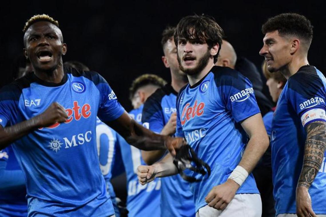 Il Napoli riprende la corsa: il fenomeno Kvara e Rrahmani mantengono gli azzurri a +18