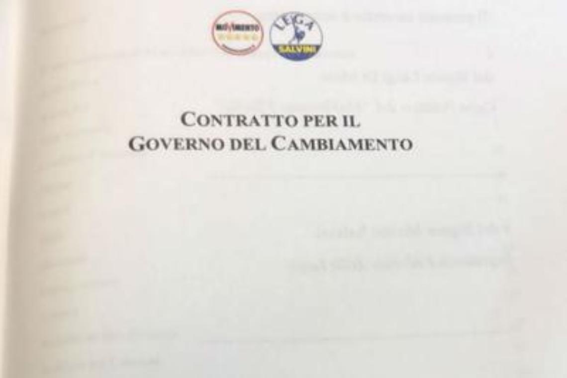 5S-Lega, ecco prima bozza del contratto