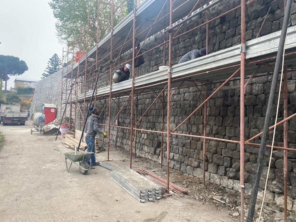 Via del Marzano, terminati i lavori: verso la riapertura