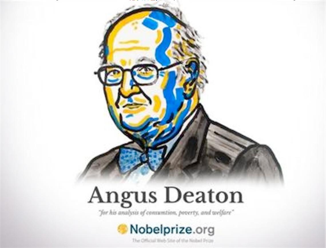 Premio Nobel <br>per l'Economia <br>a Angus Deaton