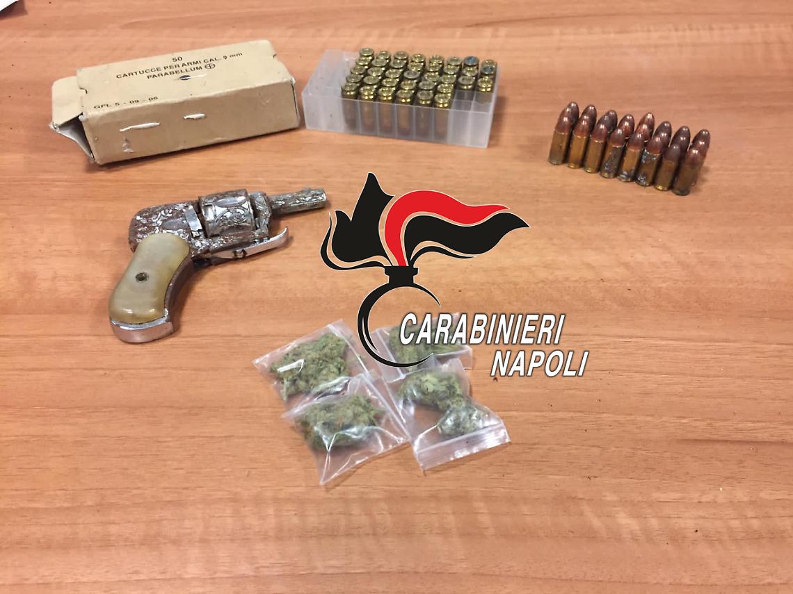 Traffico di armi, sequestrate 10 pistole e centinaia di munizioni