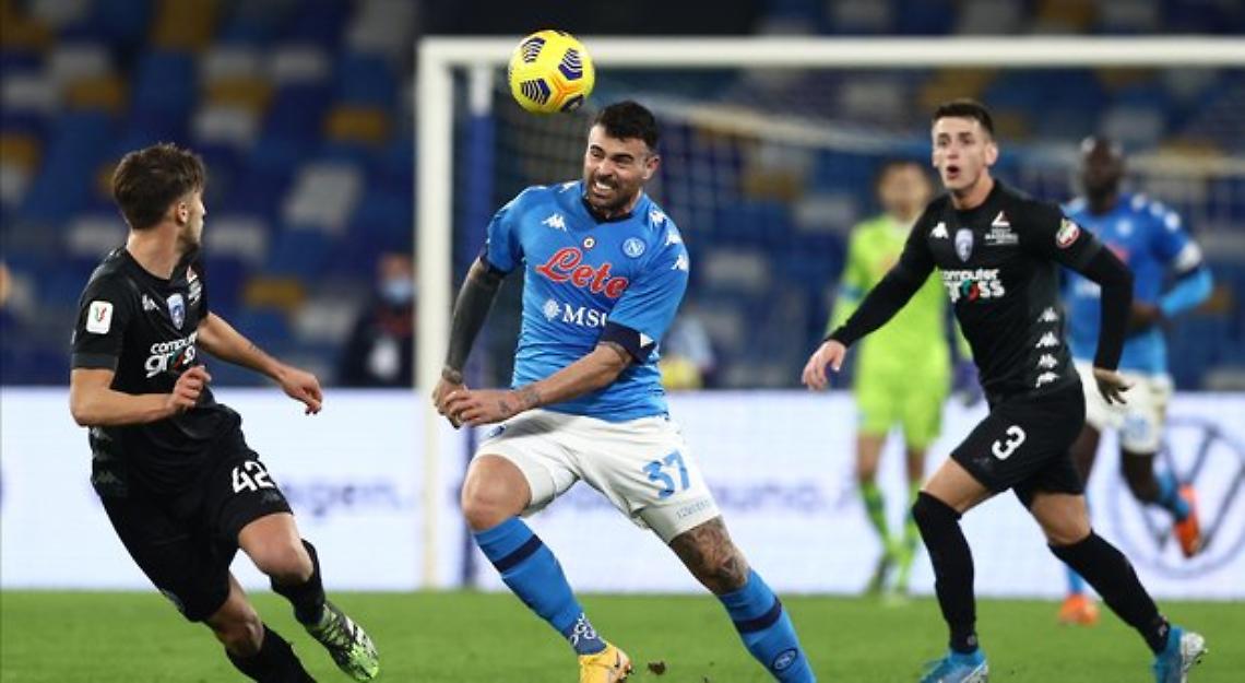 Vittoria sofferta per il Napoli: gli azzurri battono l'Empoli e avanzano ai quarti di Coppa Italia