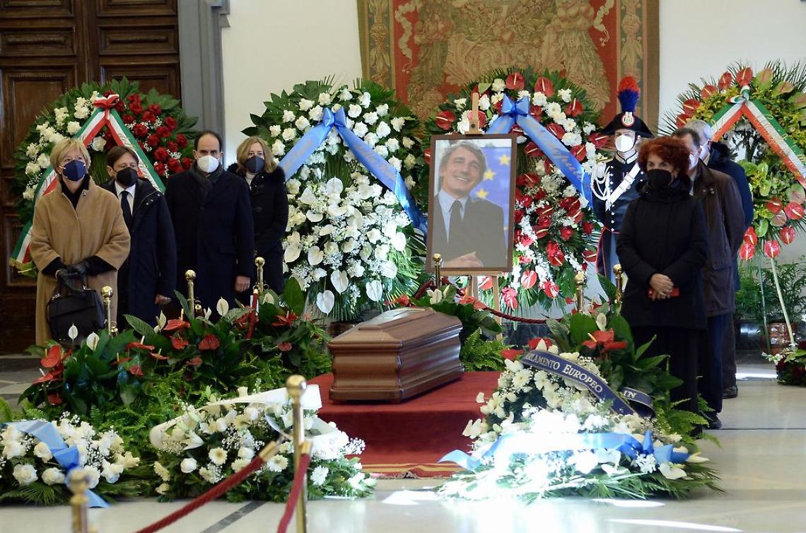 Sassoli, domani i funerali di Stato