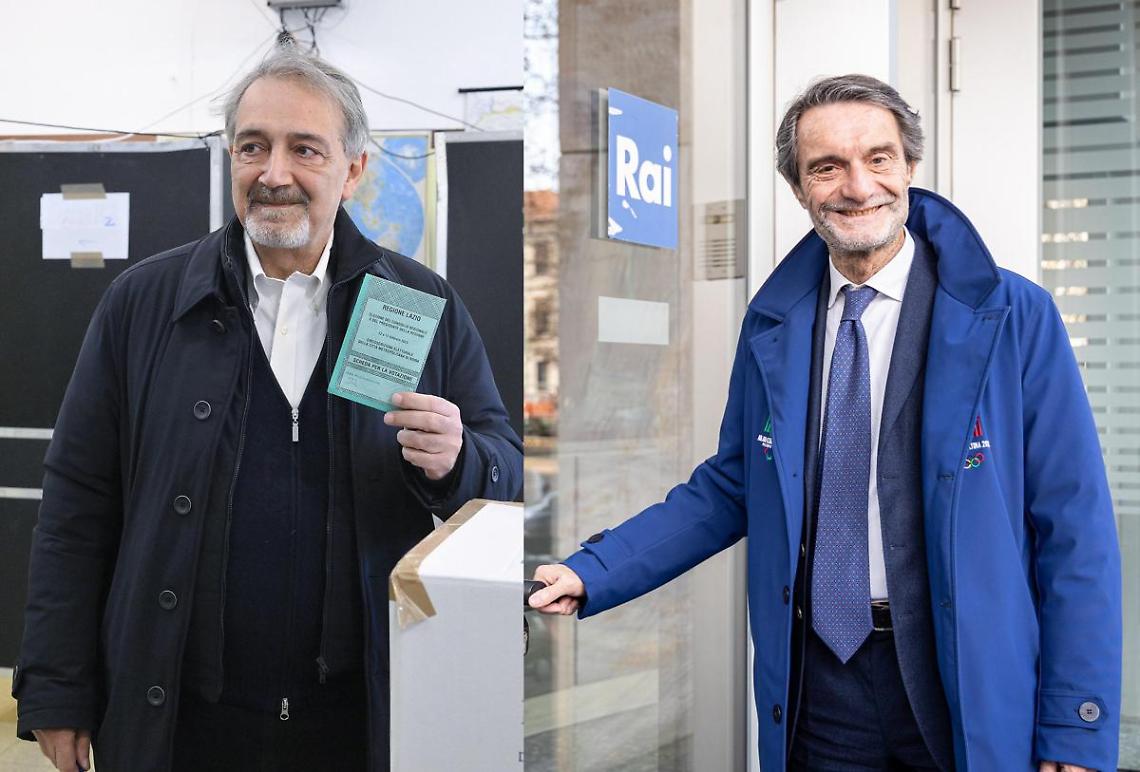  Elezioni regionali 2023 Lazio e Lombardia, vince il centrodestra con Rocca e Fontana
