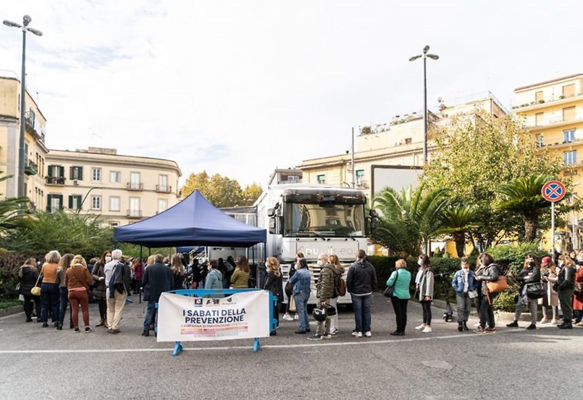 Sabati della prevenzione Asl Na1, tappa a Soccavo