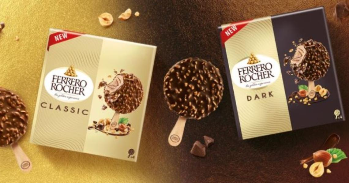 Ferrero entra nel mondo dei gelati: dopo i Nutella Biscuits, ecco lo stecco Rocher e il ghiacciolo Estathè