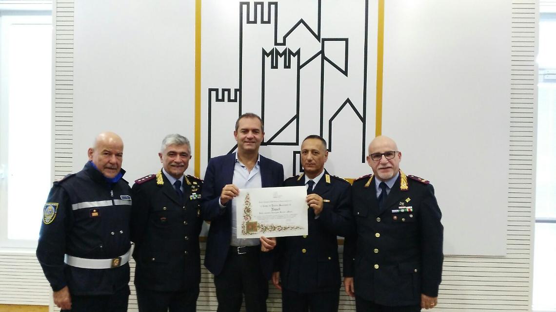 La Polizia locale di Napoli vince il Premio Sicurezza urbana Anci