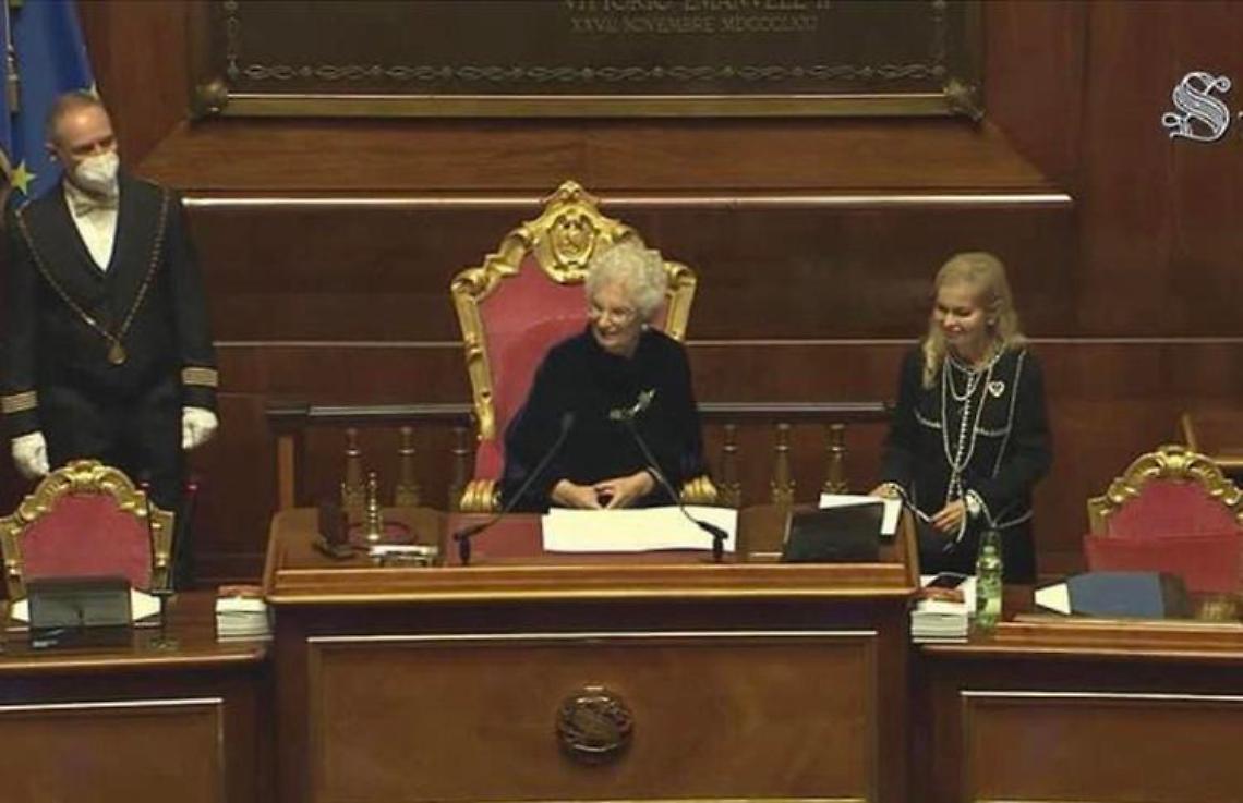 Segre presiede la prima seduta del Senato: 100 anni dopo la marcia su Roma